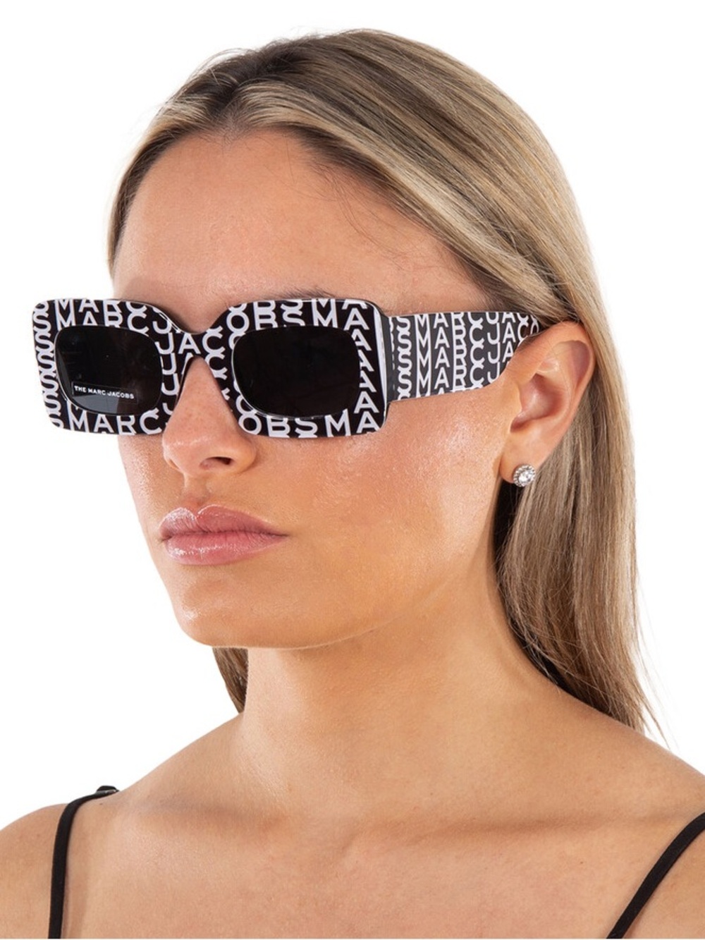 NWT MARC JACOBS Monogram Grey Square Ladies Sunglasses [*Authentic*] — One Size